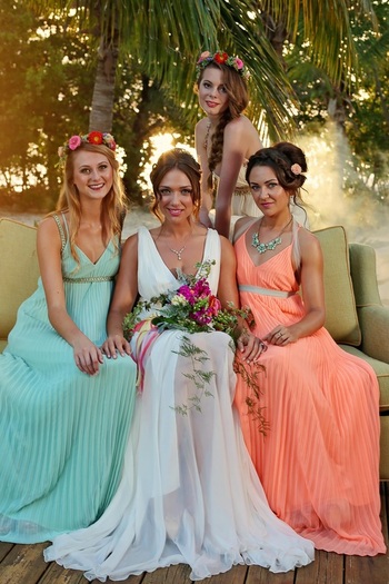tropical bridesmaids photos, bridesmaids inspiration, key west wedding photos, wedding photographers in florida keys, 