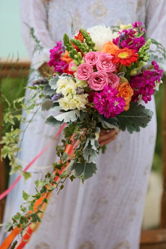 bridal bouquet ideas, tropical bridal bouquet, key west florist, colorful bridal bouquet, key west wedding photographer
