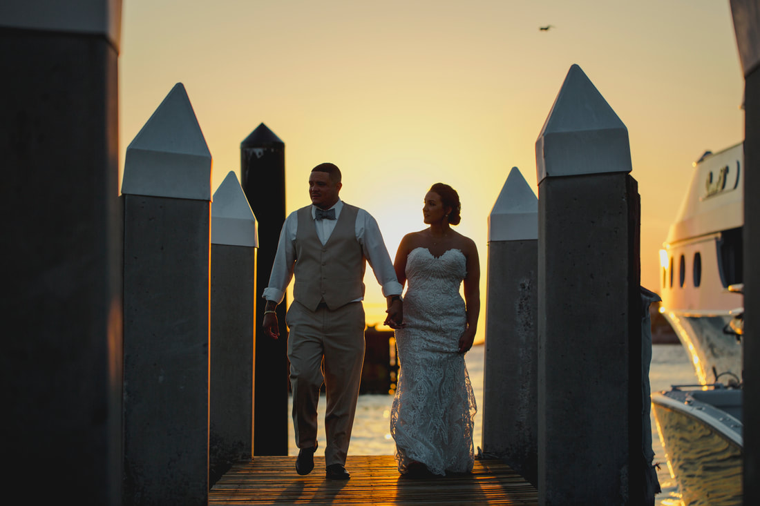 Weddings By Romi, Audubon House wedding, Key West Wedding Photographer, Key West wedding photographers, Key West photography, Florida Keys Wedding Photographers, Key West wedding venues, Key West siunset, Bride and groom during sunset picture
